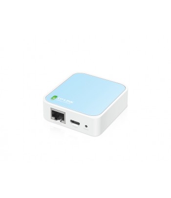 TP-LINK TL-WR802N Monobande  (2,4 GHz) Fast Ethernet Bleu, Blanc routeur sans fil