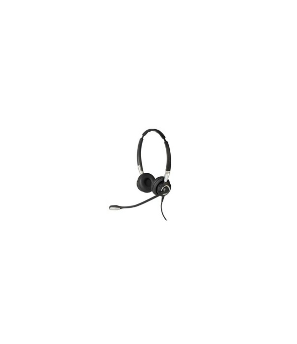 Jabra Biz 2400 II QD Duo UNC Stereofonisch Hoofdband Zwart, Zilver hoofdtelefoon