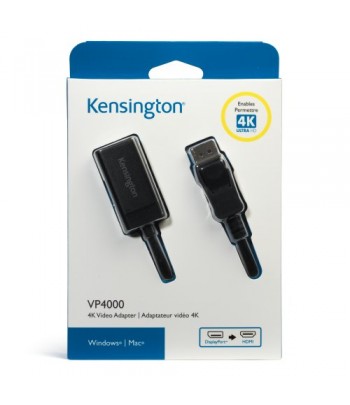 Kensington Adaptateur vido4K VP4000 DisplayPort vers HDMI