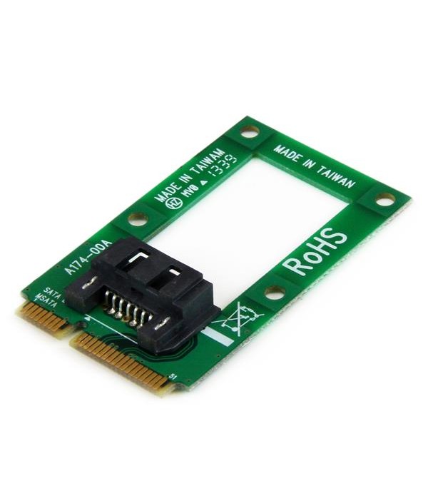 StarTech.com mSATA to SATA HDD / SSD Adapter  Mini SATA to SATA Converter Card