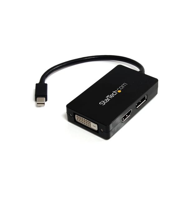 StarTech.com A/V-reisadapter: 3-in-1 Mini DisplayPort naar DisplayPort DVI- of HDMI-converter