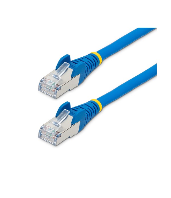 StarTech.com 7m CAT6a Ethernet Kabel, Blauw, Low Smoke Zero Halogen (LSZH), 10GbE 500MHz 100W PoE++ Snagless RJ-45 S/FTP Netwerk