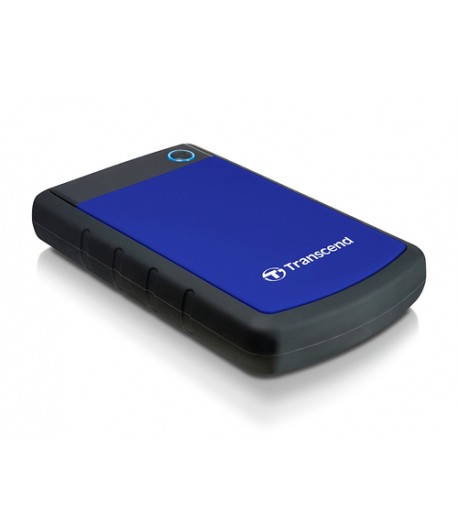 Transcend 2TB StoreJet 25H3 2000Go Noir, Bleu disque dur externe
