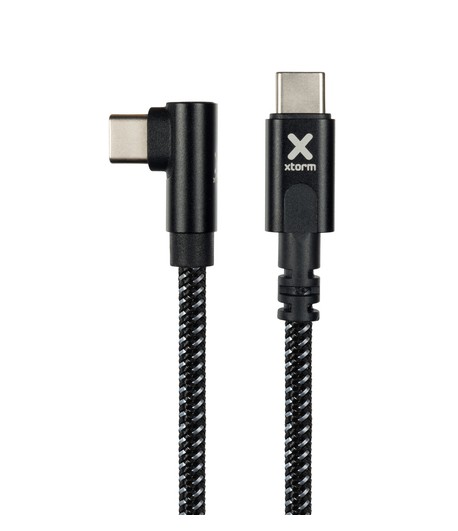 Xtorm Original 90 deg USB-C PD cable (1.5m) Black