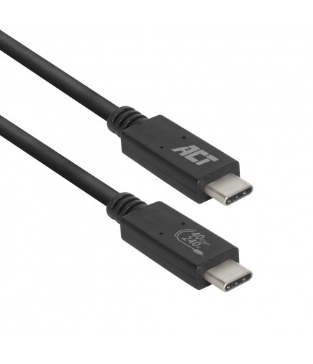 ACT AC7451 USB cable 0.8 m USB4 Gen 3x2 USB C Black