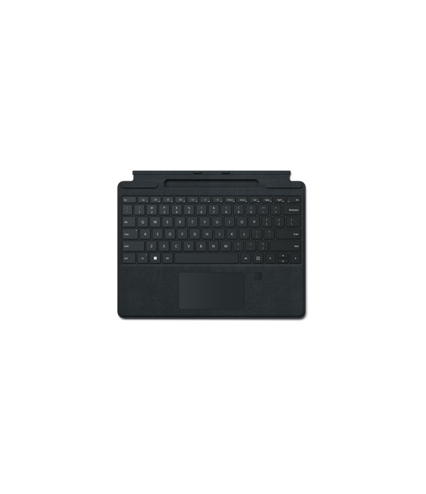 Microsoft Surface Pro Signature Keyboard with Fingerprint Reader Zwart Microsoft Cover port QWERTY Portugees