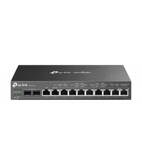 TP-Link ER7212PC bedrade router Gigabit Ethernet Zwart