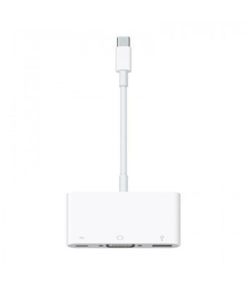 Apple MJ1L2ZM/A USB C USB C, VGA, USB A Wit kabeladapter/verloopstukje