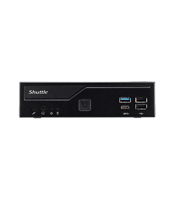 Shuttle XP slim DH610 PC/workstation barebone 1.3L sized PC Black LGA 1700