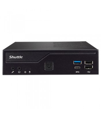 Shuttle XP slim DH610 PC/workstation barebone 1.3L sized PC Black LGA 1700