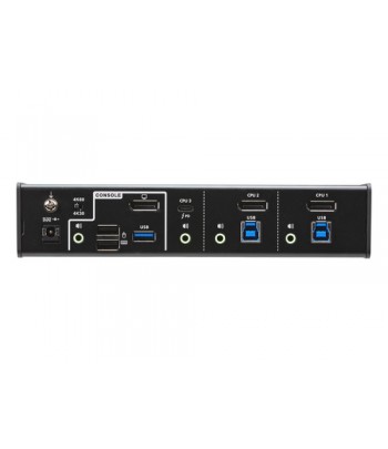 ATEN 3-Port USB-C DisplayPort Hybrid KVMP Switch
