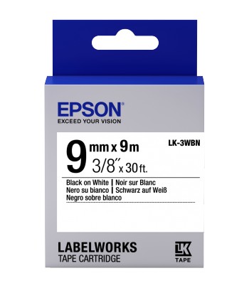 Epson LK-3WBN label-making tape