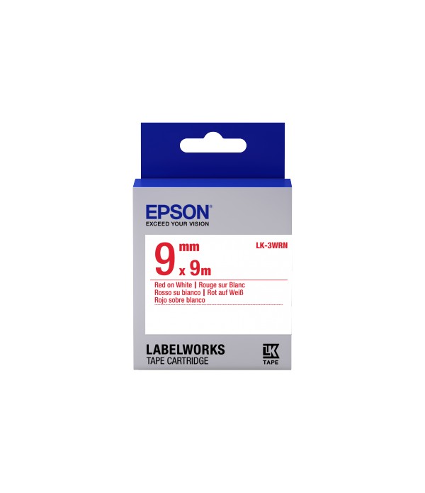 Epson C53S653008 Rood op wit labelprinter-tape