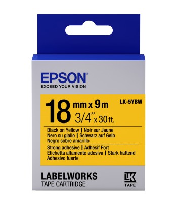 Epson LK-5YBW label-making tape