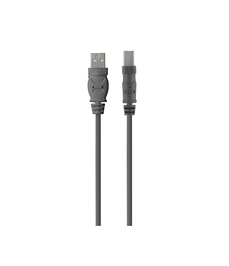 Belkin USB 2.0 A - USB 2.0 B, 4.8m 4.8m USB A USB B Male Male Grey USB cable