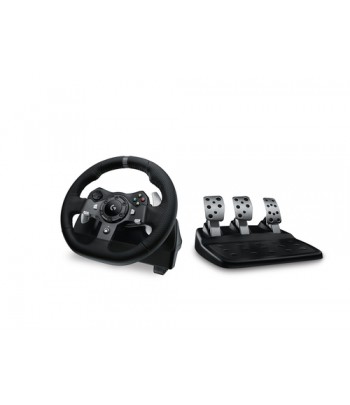 Logitech G920 Steering wheel + Pedals PC, Xbox One Black