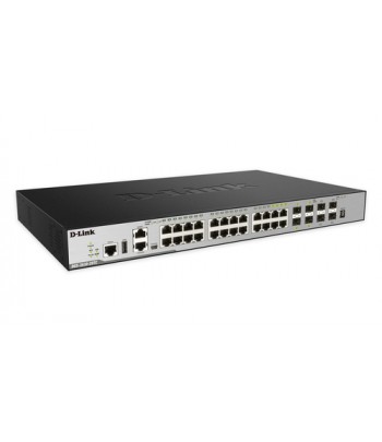 D-Link DGS-3630-28TC Managed network switch L3 Gigabit Ethernet (10/100/1000) 1U Zwart
