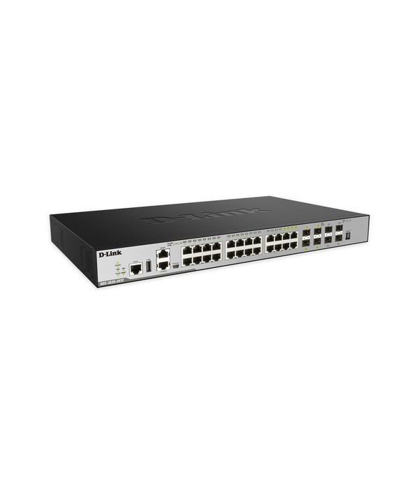 D-Link DGS-3630-28TC Managed network switch L3 Gigabit Ethernet (10/100/1000) 1U Black