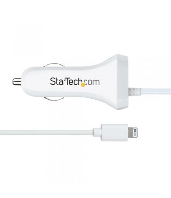 StarTech.com USBLT2PCARW2 oplader voor mobiele apparatuur Wit Auto