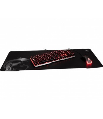 MSI AGILITY GD70 Pro Gaming Mousepad '900mm x 400mm, Pro Gamer Silk Surface, Iconic Dragon Design, Anti-slip and shock-absorbin