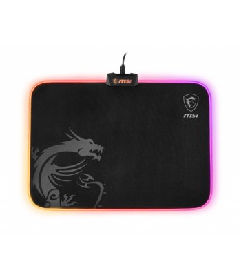MSI AGILITY GD60 RGB Pro Gaming Mousepad '386mm x 290mm, Pro Gamer Silk Surface, Iconic Dragon design, Anti-slip and shock-abso