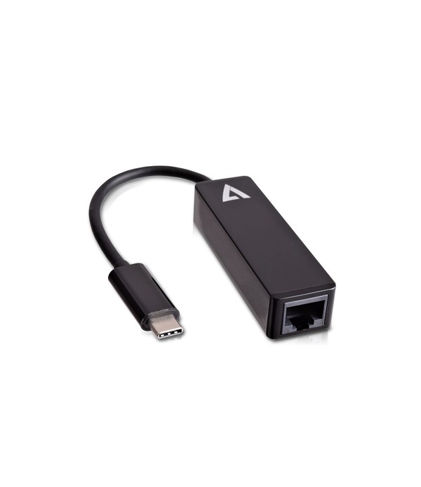 V7 V7UCRJ45-BLK-1E USB grafische adapter Zwart