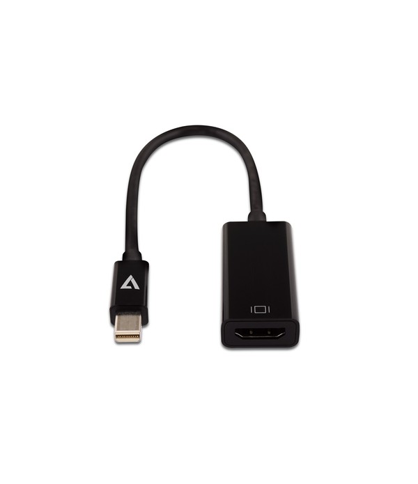 V7 CBLMH1BLKSL-1E video kabel adapter Mini DisplayPort HDMI Type A (Standaard) Zwart