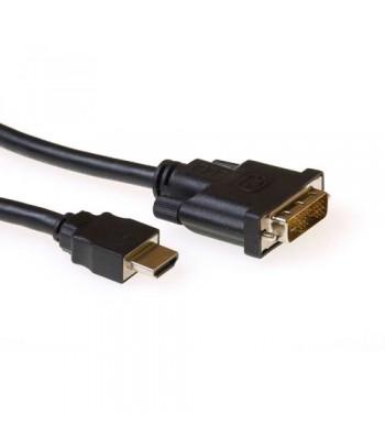 ACT AK3742 cble vido et adaptateur 5 m HDMI DVI-D Noir