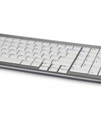 BakkerElkhuizen UltraBoard 960 toetsenbord USB QWERTY Amerikaans Engels Grijs, Wit
