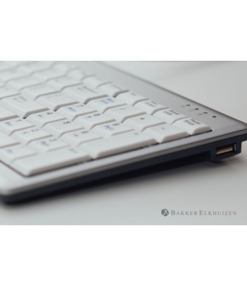 BakkerElkhuizen UltraBoard 960 toetsenbord USB QWERTY Amerikaans Engels Grijs, Wit