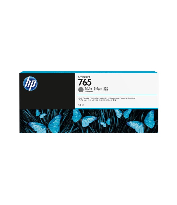 HP 765 donkergrijze Designjet inktcartridge, 775 ml