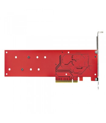 StarTech.com Dual M.2 PCIe SSD Adapter Card, PCIe x8 / x16 to Dual NVMe or AHCI M.2 SSDs, PCI Express 4.0, 7.8GBps/Drive, Bifurc