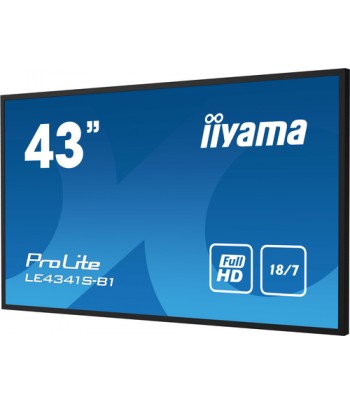 iiyama LE4341S-B1 Signage Display Digital signage flat panel 108 cm (42.5") LCD 350 cd/m Full HD Black 18/7
