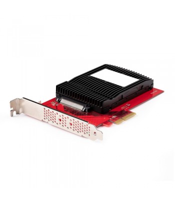 StarTech.com U.3 naar PCIe Adapter Kaart, PCIe 4.0 x4 Adapter voor 2.5" U.3 NVMe SSDs, SFF-TA-1001 PCI Express Uitbreidingskaar