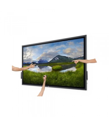 DELL P6524QT Interactief flatscreen 163,9 cm (64.5") LCD 350 cd/m 4K Ultra HD Zwart Touchscreen