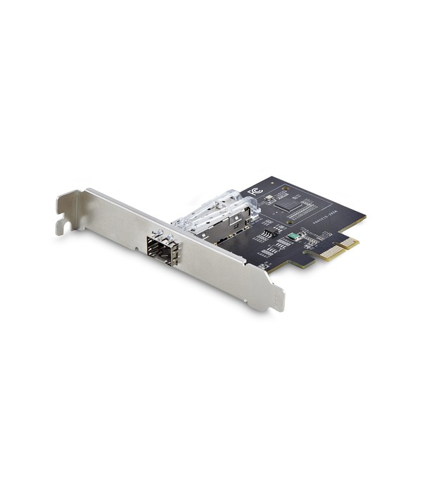 StarTech.com 1-Port GbE SFP Network Card, PCIe 2.1 x1, Intel I210-IS, 1GbE Controller, 1000BASE Copper/Fiber Optic, Single-Port 