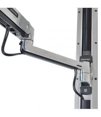 Ergotron LX Sit-Stand Wall Mount LCD Arm Acier inoxydable