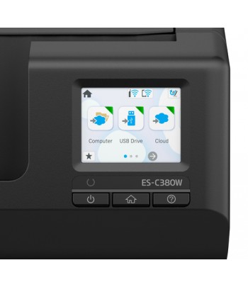 Epson ES-C380W ADF + Sheet-fed scanner 600 x 600 DPI A4 Black