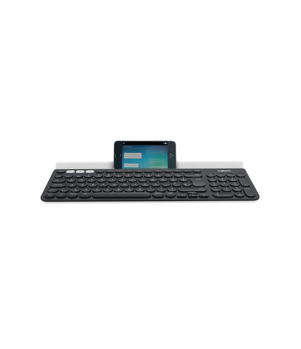 Logitech K780 Multi-Device Wireless Keyboard toetsenbord RF-draadloos + Bluetooth QWERTY Engels Grijs, Wit