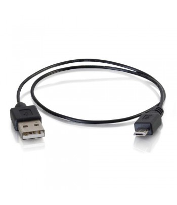 C2G 81708 USB-kabel 0,46 m USB 2.0 USB A Micro-USB B Zwart