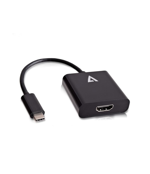 V7 V7UCHDMI-BLK-1E 0,1 m USB Type-C HDMI 1.4 Zwart