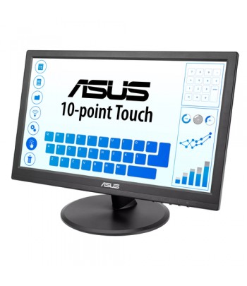 ASUS VT168HR computer monitor 39.6 cm (15.6") 1366 x 768 pixels WXGA LED Touchscreen Black