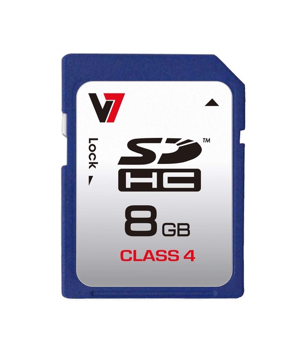 V7 SDHC Memory Card 8GB Class 4