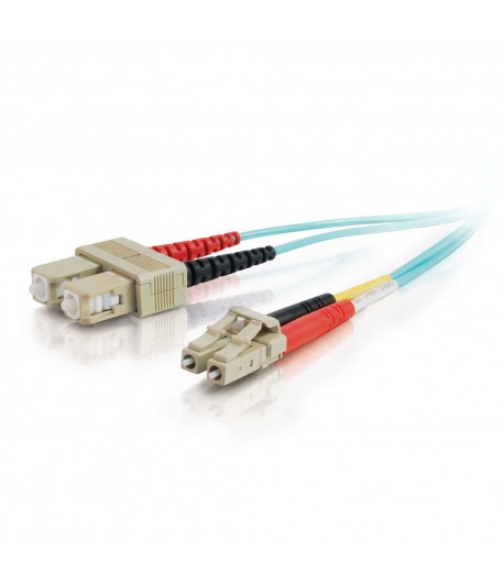 C2G 85532 2m LC SC Turkoois Glasvezel kabel