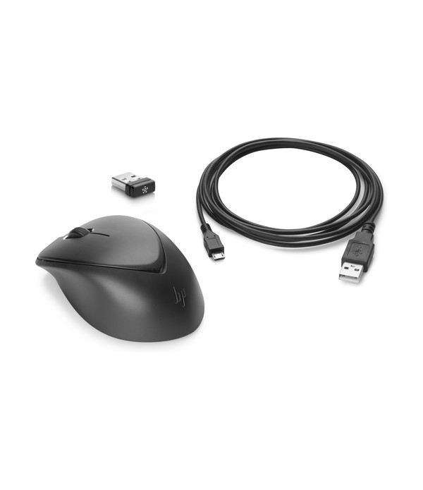 HP Wireless Premium Mouse RF Wireless Laser 1200DPI Ambidextrous Black mice