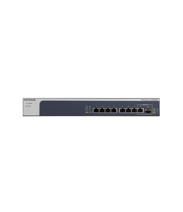 Netgear XS508M Unmanaged 10G Ethernet (100/1000/10000) Grey, Silver