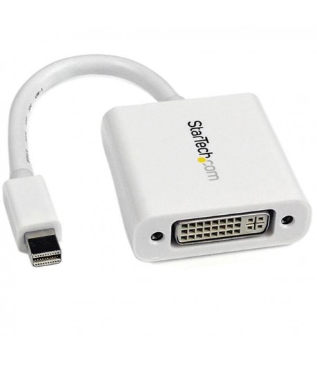 StarTech.com Mini DisplayPort to DVI Video Adapter Converter - White