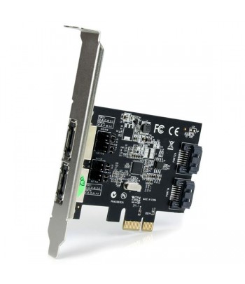 StarTech.com 2 Port PCI Express SATA 6 Gbps eSATA Controller Card - Dual Port PCIe SATA III Card - 2 Int/2 Ext