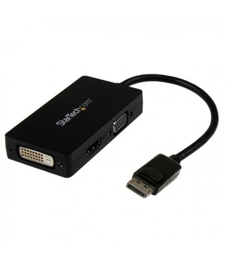 StarTech.com A/V-reisadapter: 3-in-1 DisplayPort naar VGA DVI- of HDMI-converter