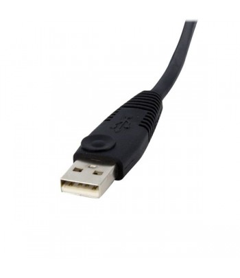 StarTech.com 6ft 4-in-1 USB Dual Link DVI-D KVM Switch Cable w/ Audio & Microphone